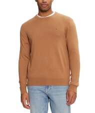 TOMMY HILFIGER PIMA Jersey de mezcla de cachemir con cuello redondo - Suéteres de los hombres