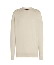 TOMMY HILFIGER PIMA Jersey de mezcla de cachemir con cuello redondo leche de avena brezo - Suéteres de los hombres - 1