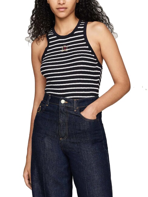 TOMMY HILFIGER TH  Camisa sin mangas cielo del desierto - Suéteres de mujer