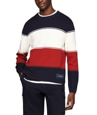 TOMMY HILFIGER TH  Suéter de cuello redondo de algodón - Suéteres de los hombres