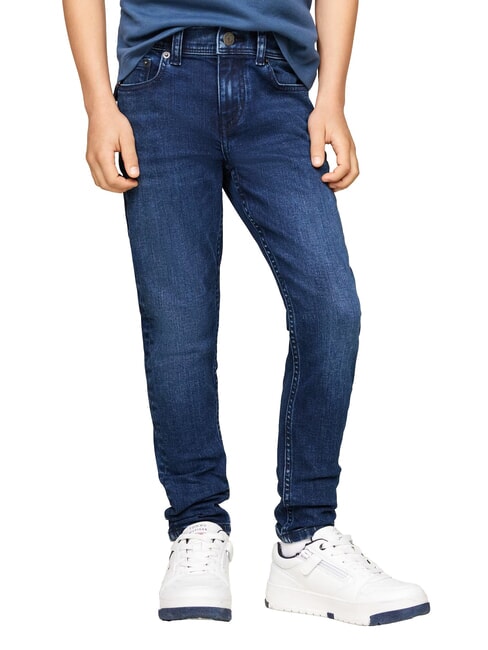TOMMY HILFIGER TH KIDS Pantalones vaqueros azul coral - pantalones para niños