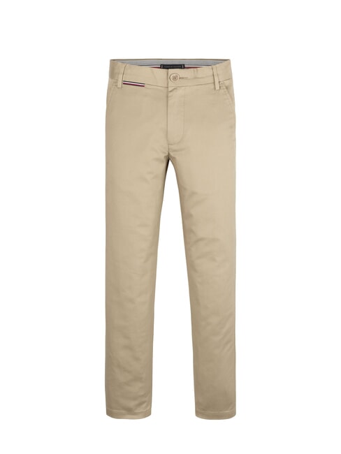 TOMMY HILFIGER TH KIDS Pantalones de algodón marfil de campo - pantalones para niños