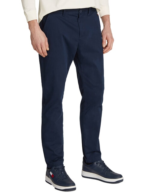 TOMMY HILFIGER TH JEANS Austin Pantalones chinos Marina de noche oscura - Pantalones
