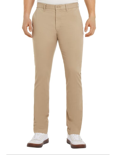 TOMMY HILFIGER TH BLEECKER Pantalones ajustados beige - Pantalones