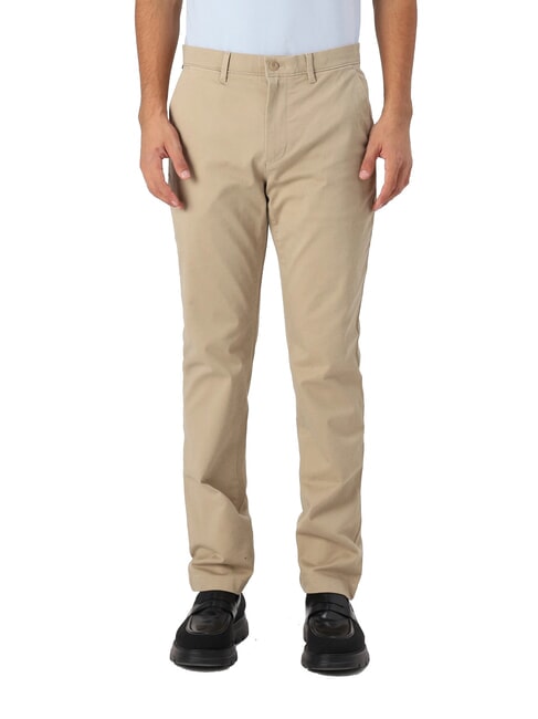 TOMMY HILFIGER TH  Pantalones de algodón para hombre batique caqui - Pantalones