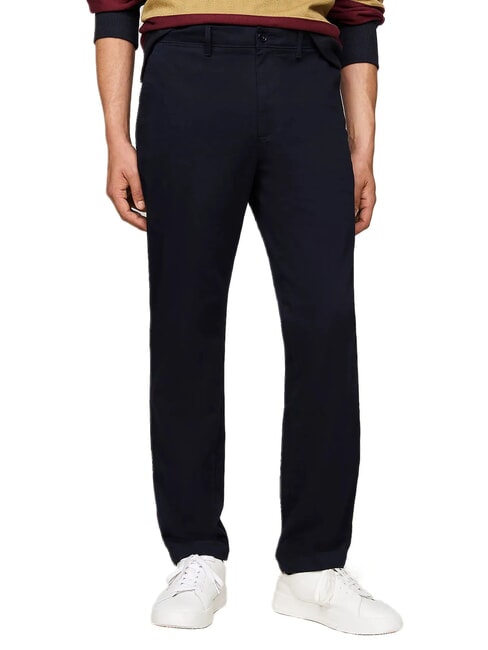 TOMMY HILFIGER TH  Pantalones de algodón para hombre cielo del desierto - Pantalones