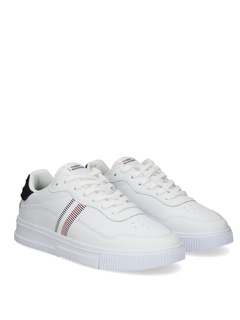 TOMMY HILFIGER TH  Zapatillas de suela alta blanco - Zapatos Hombre