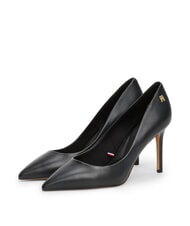 TOMMY HILFIGER TH  Zapatos de tac&oacute;n alto de piel de 9 cm negro - Zapatos Mujer - 1