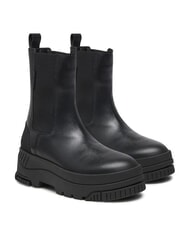 TOMMY HILFIGER TH JEANS  Botines altos de piel - Zapatos Mujer