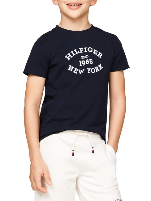 TOMMY HILFIGER TH KIDS Camiseta de algodón para niños cielo del desierto - Camiseta niño