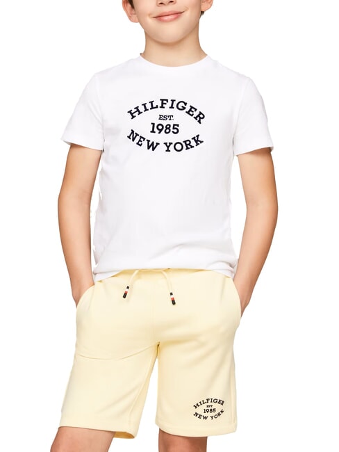 TOMMY HILFIGER TH KIDS Camiseta de algodón para niños blanco - Camiseta niño