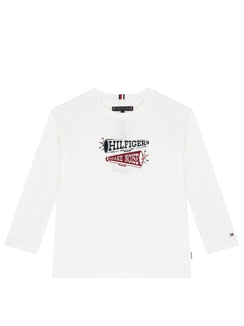 TOMMY HILFIGER TH KIDS camiseta de manga larga blanco - Camiseta niño