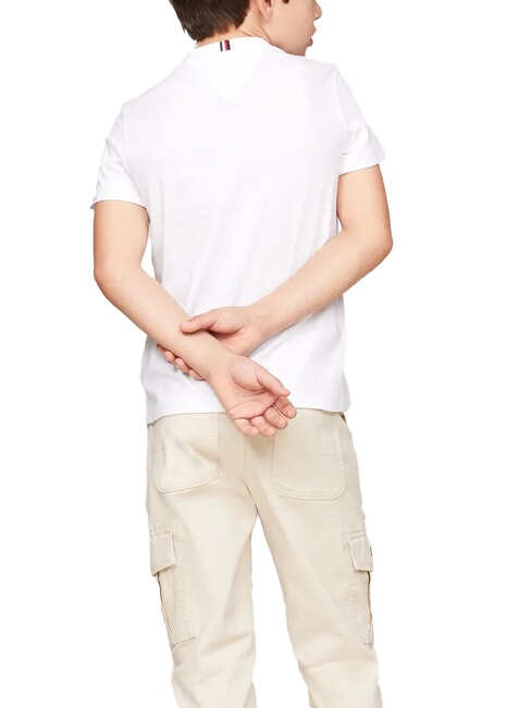 TOMMY HILFIGER TH KIDS Camiseta de algodón de manga corta blanco - Camiseta niño