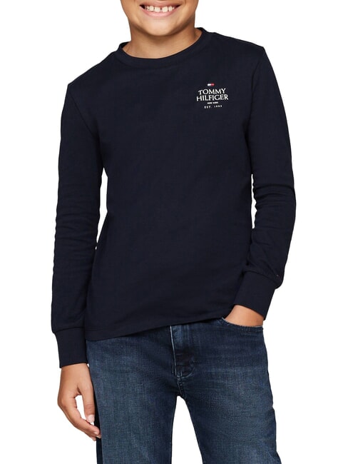 TOMMY HILFIGER TH KIDS Camiseta de algodón cielo del desierto - Camiseta niño