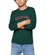 TOMMY HILFIGER TH KIDS Camiseta de algodón de manga larga - Camiseta niño