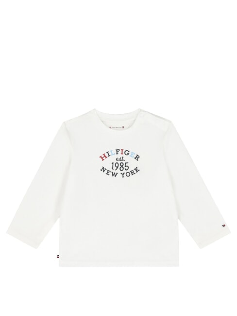 TOMMY HILFIGER TH KIDS 1985 camiseta de manga larga blanco - Camiseta niño