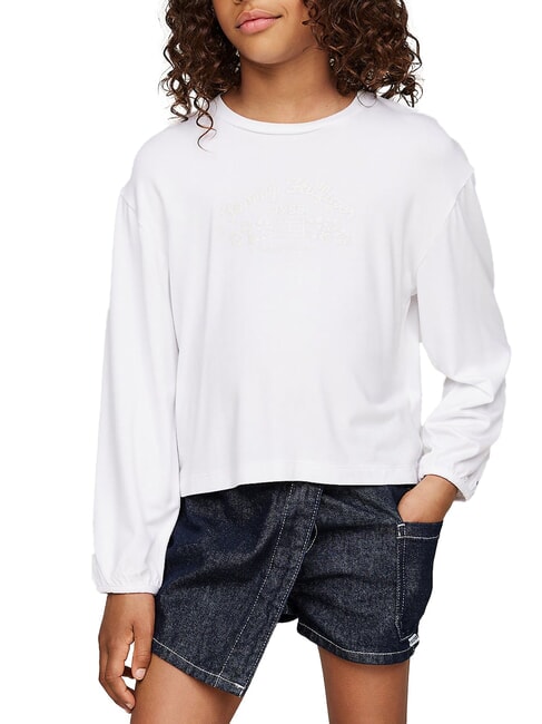 TOMMY HILFIGER TH KIDS Sleeve camiseta de manga larga blanco - Camiseta niño
