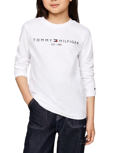 TOMMY HILFIGER TH KIDS camiseta de manga larga blanco - Camiseta niño