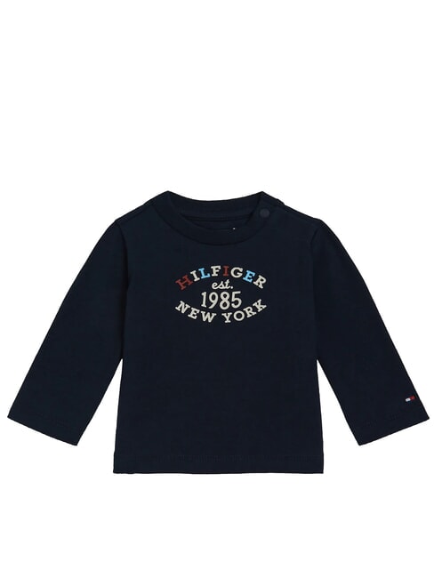 TOMMY HILFIGER TH KIDS 1985 camiseta de manga larga cielo del desierto - Camiseta niño