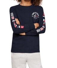TOMMY HILFIGER TH KIDS Camiseta de algod&oacute;n de manga larga - Camiseta ni&ntilde;o