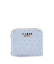 GUESS BETULA Cartera pequeña con cremallera azul tormentoso - Carteras Mujer - 1