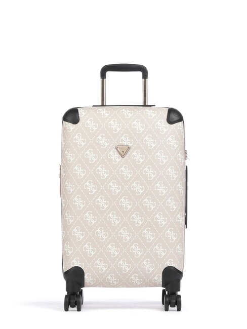 GUESS BERTA 22 Equipaje de mano expandible logotipo de arena - Equipaje de mano