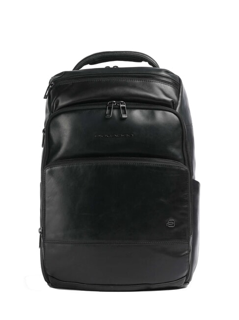 PIQUADRO W136 Mochila para portátil de 14", en piel negro - Mochilas para portátil