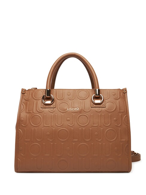 LIUJO MANHATTAN Bolso mediano tipo cartera con logotipo ante - Bolsos Mujer