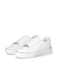 LIUJO KIKI 01 Zapatillas de cuero blanco / dorado claro - Zapatos Mujer - 1