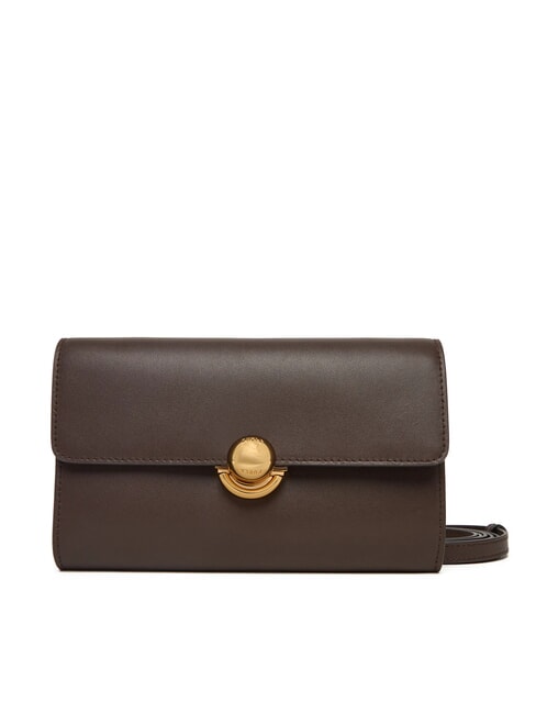FURLA SFERA Mini bolso de hombro, en piel chocolate - Bolsos Mujer