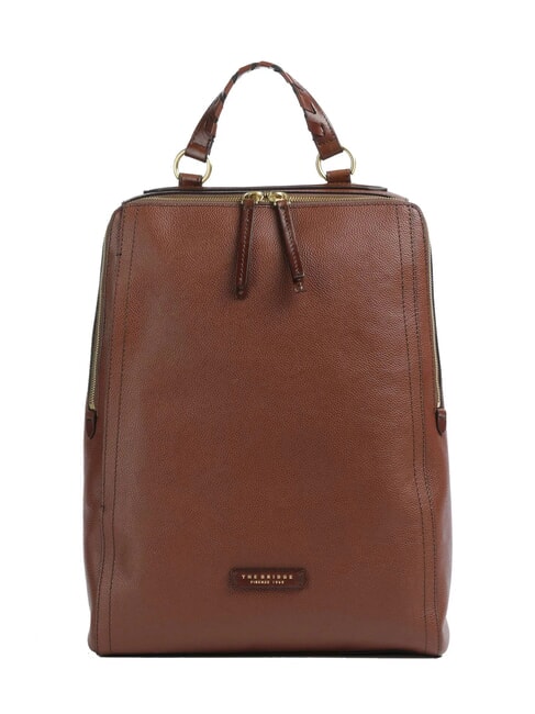THE BRIDGE INES Mochila de cuero BROWN - Bolsos Mujer