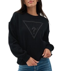 GUESS TRIANGLE GLITTER  Sudadera de algodón - Sudaderas de mujer