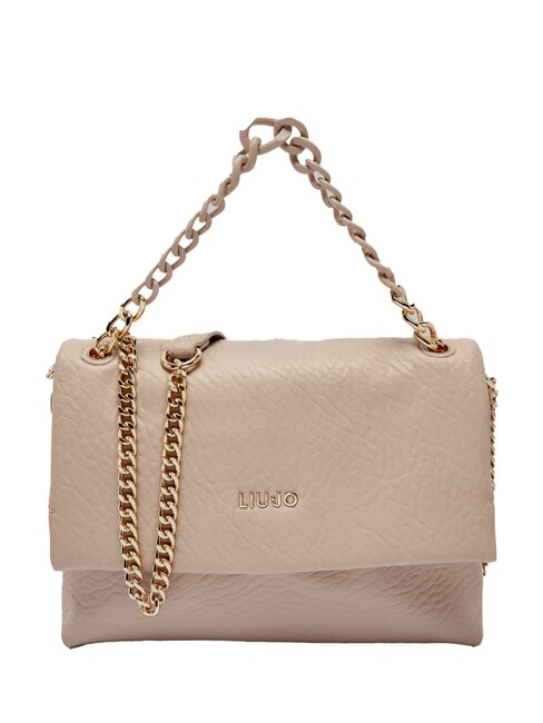 LIUJO MEHMET Bolso de hombro con cadena bicolor NEUTRAL - Bolsos Mujer