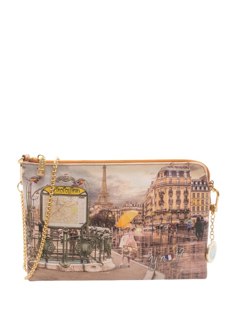 YNOT YESBAG Clutch Bolso de mano con bandolera Metro de París - Bolsos Mujer
