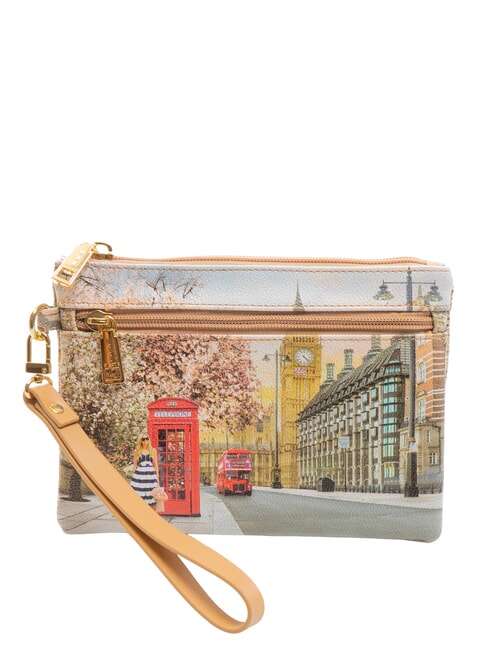 YNOT YESBAG SPECIAL  Bolso de mano plano con puño Rosa inglesa - Bolsos Mujer