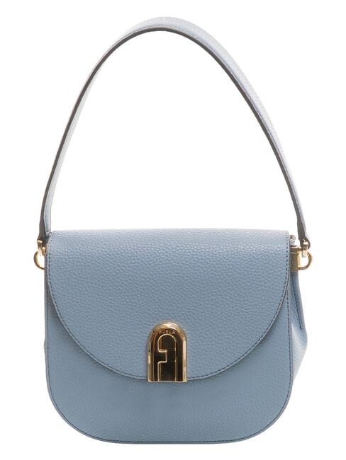 FURLA GARDENIA Mini bolso de hombro, en piel celestial - Bolsos Mujer