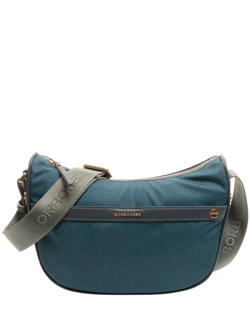 BORBONESE DOWNTOWN Bolso de hombro octano - Bolsos Mujer