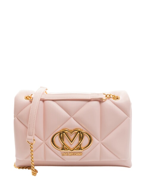 LOVE MOSCHINO GEOMETRIC Bolso convertible con solapa polvos - Bolsos Mujer