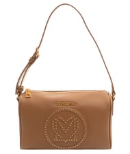 LOVE MOSCHINO LITTLE STUDS Bolso de hombro con tachuelas camello2 - Bolsos Mujer - 1