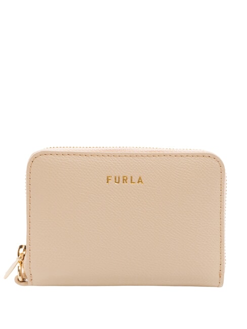 FURLA GARDENIA Cartera pequeña de piel con cremallera bailarina - Carteras Mujer