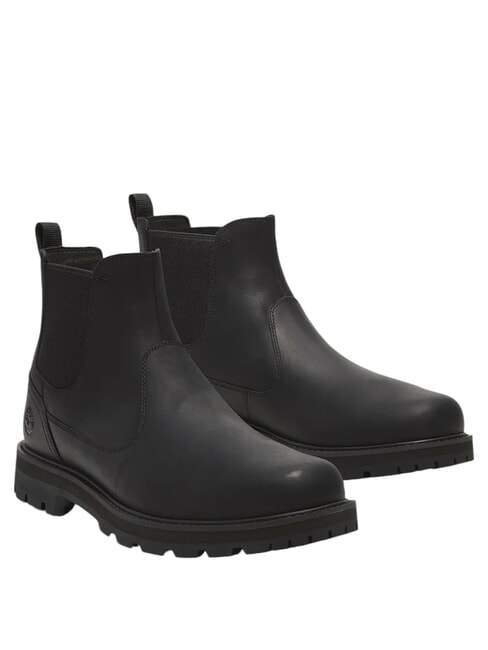 TIMBERLAND BRITTON ROAD Botines negro de grano completo - Zapatos Hombre