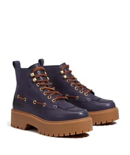 TIMBERLAND STONE STREET  Botines de piel con cu&ntilde;a grano completo azul oscuro - Zapatos Mujer - 1