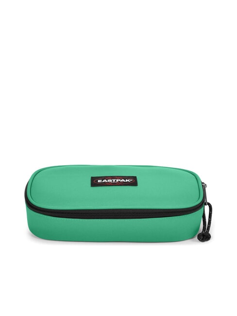 EASTPAK OVAL SINGLE Estuche verde gema - Estuches y Accesorios