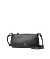 PINKO HALF MOON Bolso bandolera pequeño de piel - Bolsos Mujer