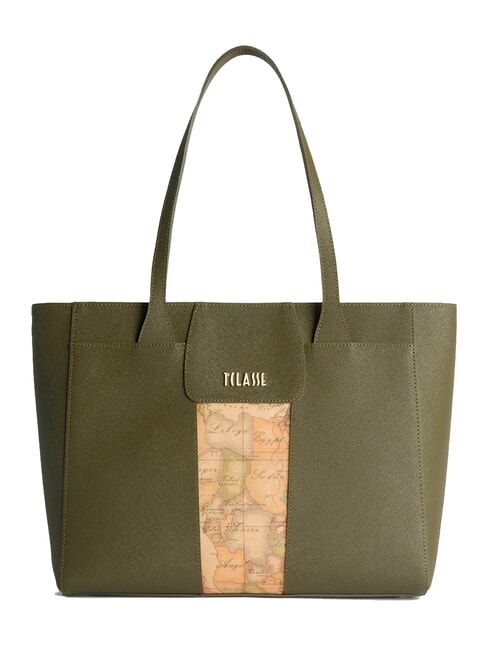 ALVIERO MARTINI PRIMA CLASSE WINDY CITY Bolsa de compras grande verde musgo - Bolsos Mujer