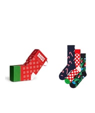 HAPPY SOCKS X-MAS Lote de regalo de 3 pares de calcetines - Calcetines de hombre