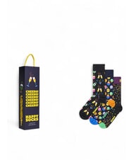 HAPPY SOCKS CELEBRATIONS Lote de regalo de 3 pares de calcetines - Calcetines de hombre