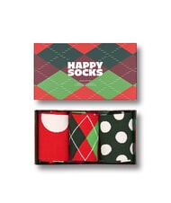 HAPPY SOCKS HOLIDAY CLASSICS Lote de regalo de 3 pares de calcetines - Calcetines de hombre