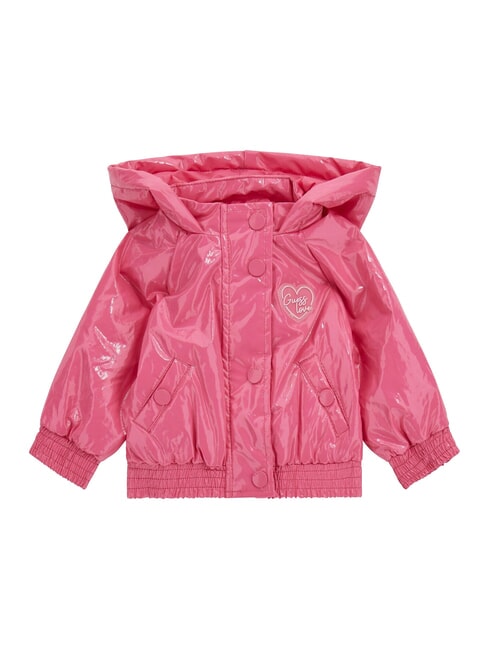 GUESS KIDS Chaqueta acolchada con capucha rosa caramelo - Chaquetas de bebé