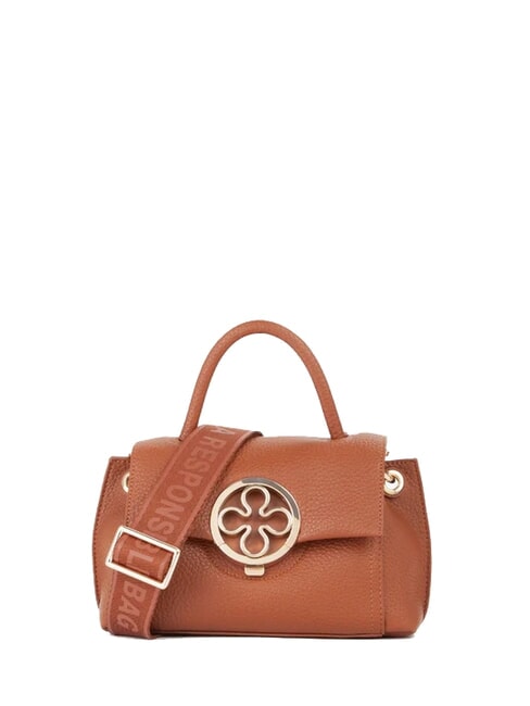 V73 FEDERICA Bolso pequeño con bandolera cuero - Bolsos Mujer